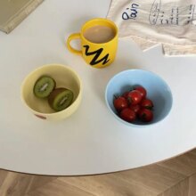 Crayon Shinchan Same Tableware Anime Ceramics Bowl Plate Mug Kawaii Child Rice Bowl Combination Kitchen Household Cute Gift Box – four piece set Crayon Shinchan Same Tableware Anime Ceramics Bowl Plate Mug Kawaii Child Rice Bowl Combination Kitchen Household Cute Gift Box - four piece set