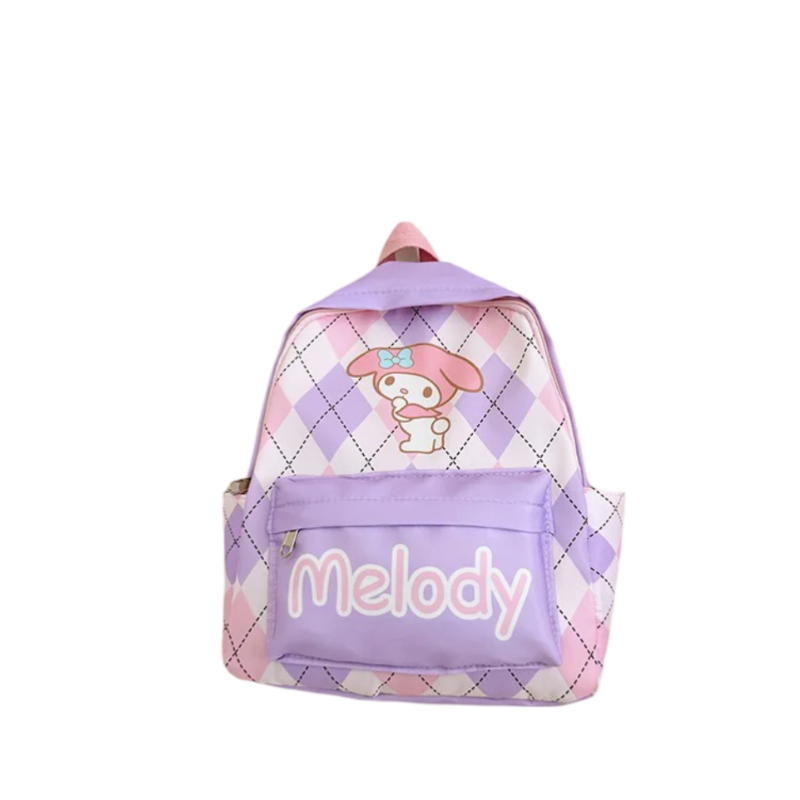Purple Kawaii My Melody Student Backpack