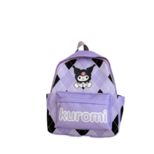 Kawaii Cartoon Kuromi Purple Women Backpack Kawaii Cartoon Kuromi Purple Women Backpack