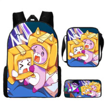 Kawaii LankyBox Backpack With Shoulder Bag And Pencil Case Kawaii LankyBox Backpack With Shoulder Bag And Pencil Case