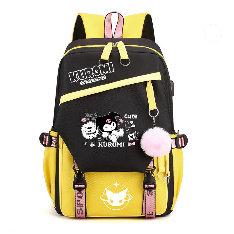 Kawaii Kuromi Student Travel Backpack