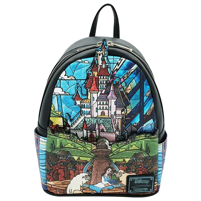 Cartoon Princess Castle Belle Kawaii Backpack