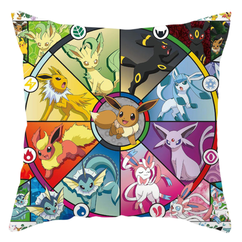 Cartoon Pokemon Character Lumbar Pillowcase