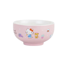 Sanrio Kawaii Cartoon Hello Kitty Ceramic Rice Bowl Sanrio Kawaii Cartoon Hello Kitty Ceramic Rice Bowl
