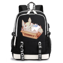 Kawaii Cartoon Totoro Ghibli Printed USB Backpack Kawaii Cartoon Totoro Ghibli Printed USB Backpack