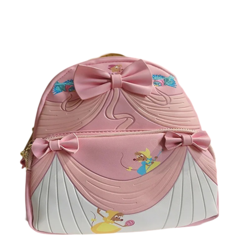 Kawaii Cartoon Pink Cinderella Backpack Kawaii Cartoon Pink Cinderella Backpack