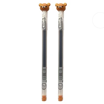 Kawaii Cartoon Rilakkuma Black Gel Pen Kawaii Cartoon Rilakkuma Black Gel Pen