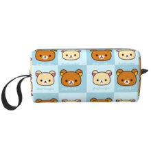 Kawaii Cartoon Rilakkuma And Korilakkuma Toiletry Pouch Kawaii Cartoon Rilakkuma And Korilakkuma Toiletry Pouch