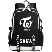 Kawaii Kpop Twice Sana USB Charging Backpack Kawaii Kpop Twice Sana USB Charging Backpack