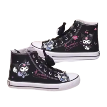 Kawaii Cartoon Kuromi Student Canvas Sneakers Kawaii Cartoon Kuromi Student Canvas Sneakers
