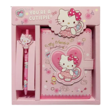 Kawaii Sanrio Cartoon Hello Kitty Notebook With Pen Kawaii Sanrio Cartoon Hello Kitty Notebook With Pen