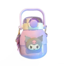 880ml Kawaii Cartoon Sanrio Kuromi Water Bottle 880ml Kawaii Cartoon Sanrio Kuromi Water Bottle