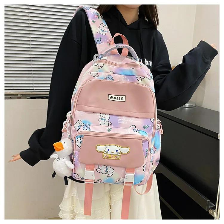 Kawaii Cartoon Cinnamoroll Student Backpack