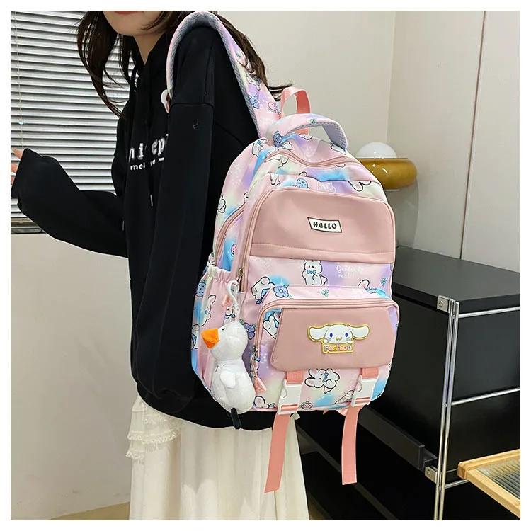 Kawaii Cartoon Cinnamoroll Student Backpack