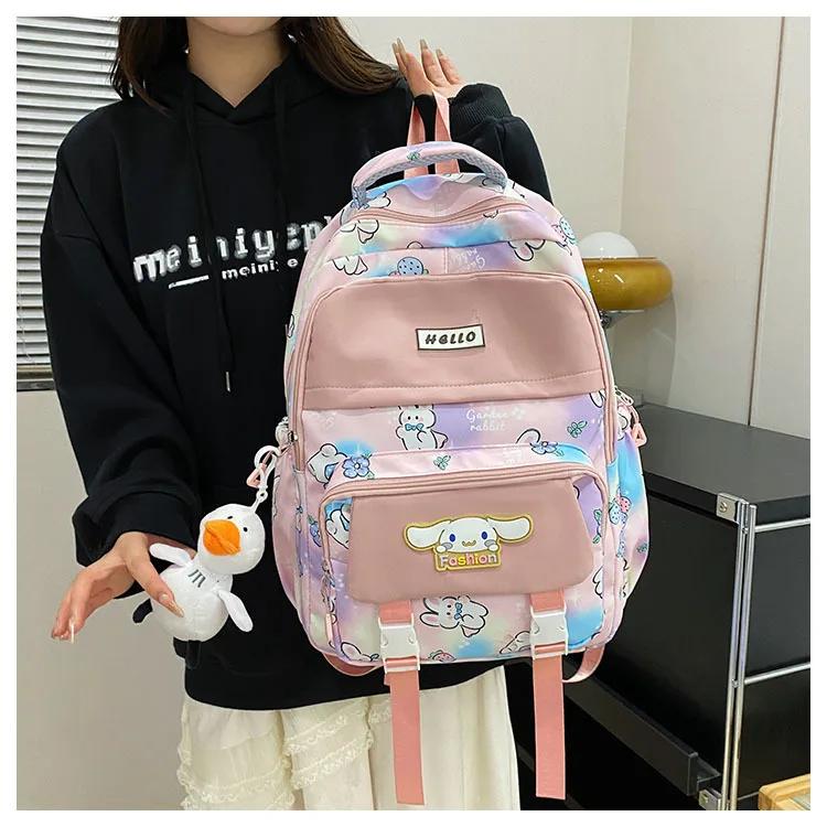 Kawaii Cartoon Cinnamoroll Student Backpack