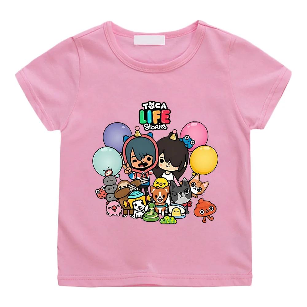 Kawaii Toca Life Stories Cotton T-shirt