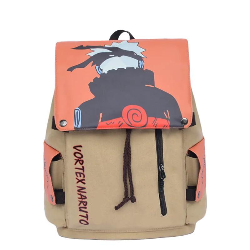 Kawaii Anime Vortex Naruto Printed Backpack