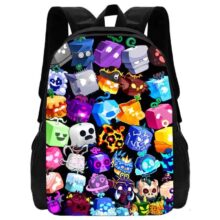 Blox Anime Fruits School bags for Boy Girls Mochila Cartoon Children’s Backpack Anime Game Book Bags Light Weght and Durable Blox Anime Fruits School bags for Boy Girls Mochila Cartoon Children's Backpack Anime Game Book Bags Light Weght and Durable