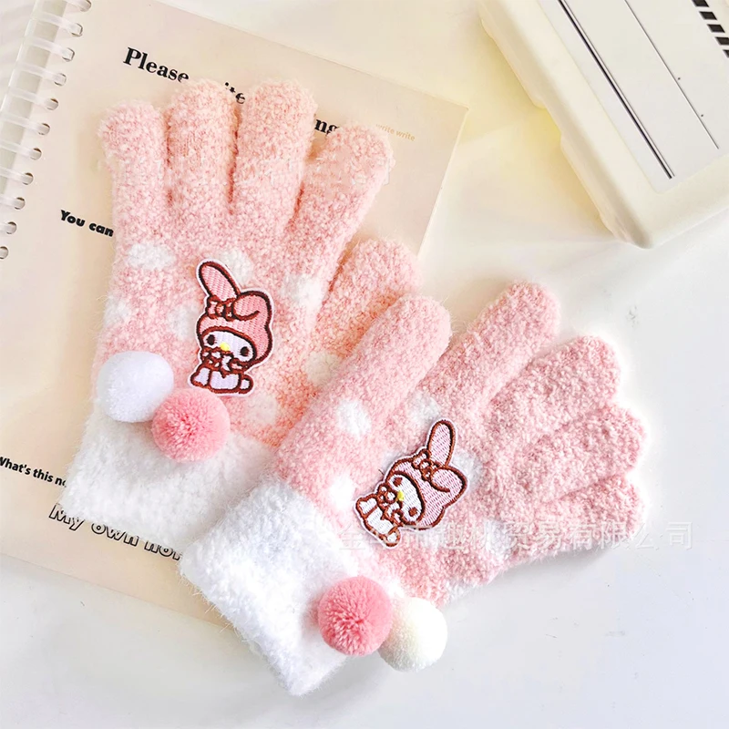 Sanrio Kawaii My Melody Plush Gloves