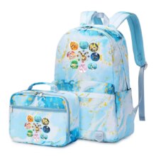 New Pokemon Eevee Sylveon 2Pcs Boys Girls Kids School Book Bags Travel Women Backpack Lunch Bag for Student Teenagers Sets New Pokemon Eevee Sylveon 2Pcs Boys Girls Kids School Book Bags Travel Women Backpack Lunch Bag for Student Teenagers Sets