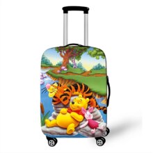 Disney Winnie the Pooh Suitcase Luggage Protective Cover Travel Accessories Trolley Case Elastic Anti-dust Protective Cover Disney Winnie the Pooh Suitcase Luggage Protective Cover Travel Accessories Trolley Case Elastic Anti-dust Protective Cover