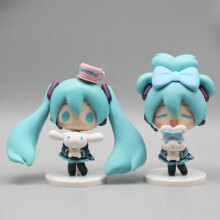 Anime Hatsune Miku Figure Miku With Cinnamoroll Figure Pvc Cute Statue Collection Model Q Doll Decoration Toy Birthday Gift Anime Hatsune Miku Figure Miku With Cinnamoroll Figure Pvc Cute Statue Collection Model Q Doll Decoration Toy Birthday Gift