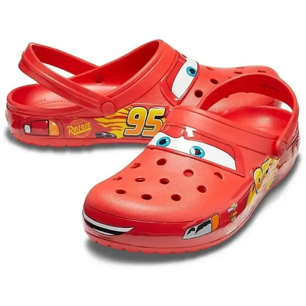 Kawaii Cartoon Lightning Mcqueen Waterproof Slipper