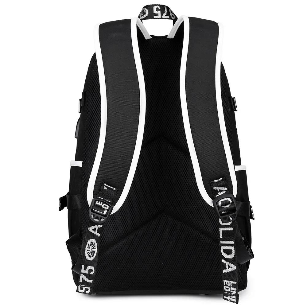 Kawaii Cartoon Pikachu Pokemon Printed School Bag With USB Port