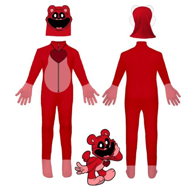 Kawaii Smiling Critters Bobby BearHug Cosplay Costume - KawaiiMerch.com