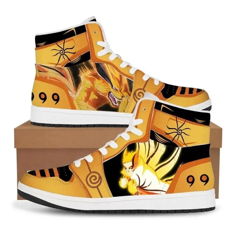 Kawaii Cartoon Naruto Uzumaki Printed Sneakers