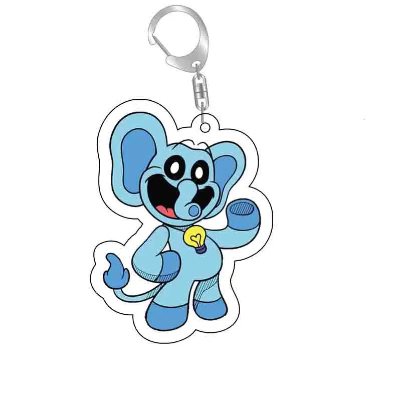 Kawaii Cartoon Smiling Critters Bubba Bubbaphant Keychain - KawaiiMerch.com