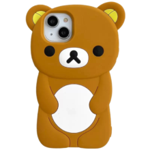 Kawaii Rilakkuma Bear Soft Cover For iPhone Kawaii Rilakkuma Bear Soft Cover For iPhone