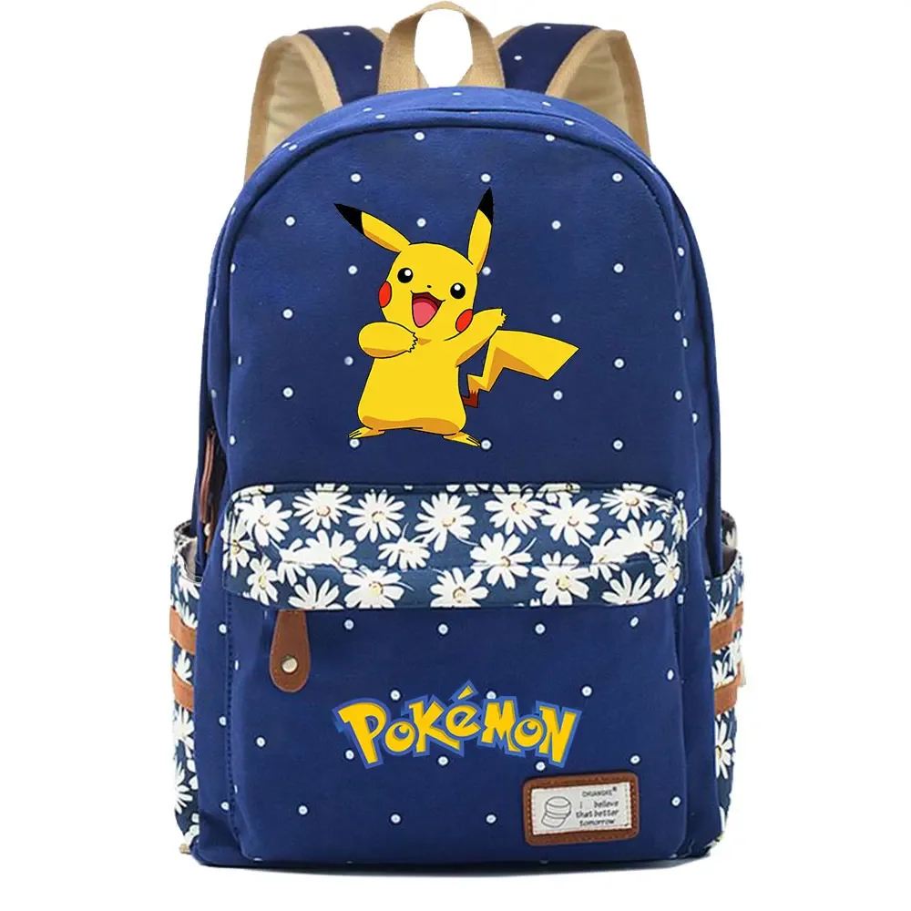 Anime Kawaii Pokémon Pikachu School Bag