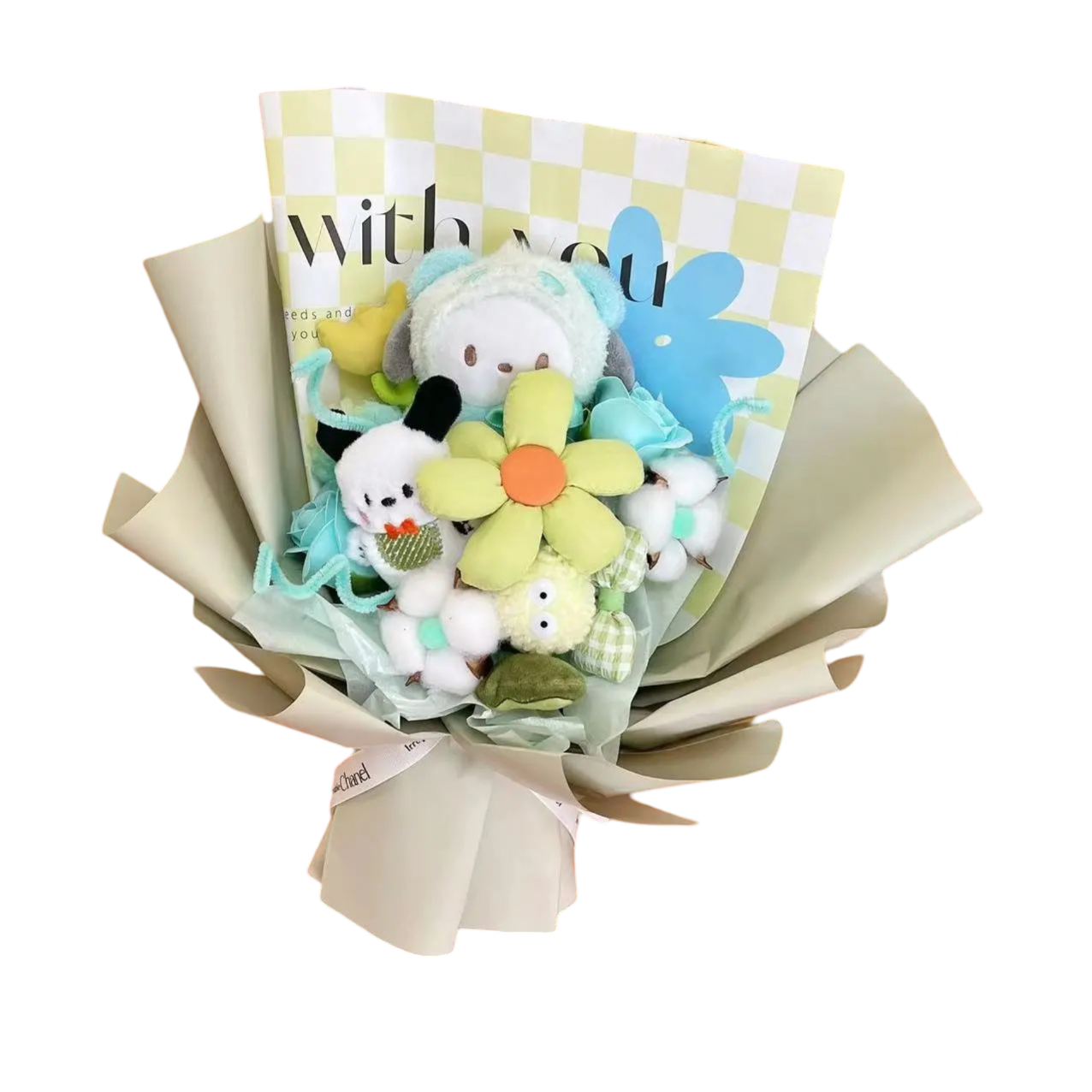 Kawaii Sanrio Pochacco Plush Toy Bouquet - KawaiiMerch.com