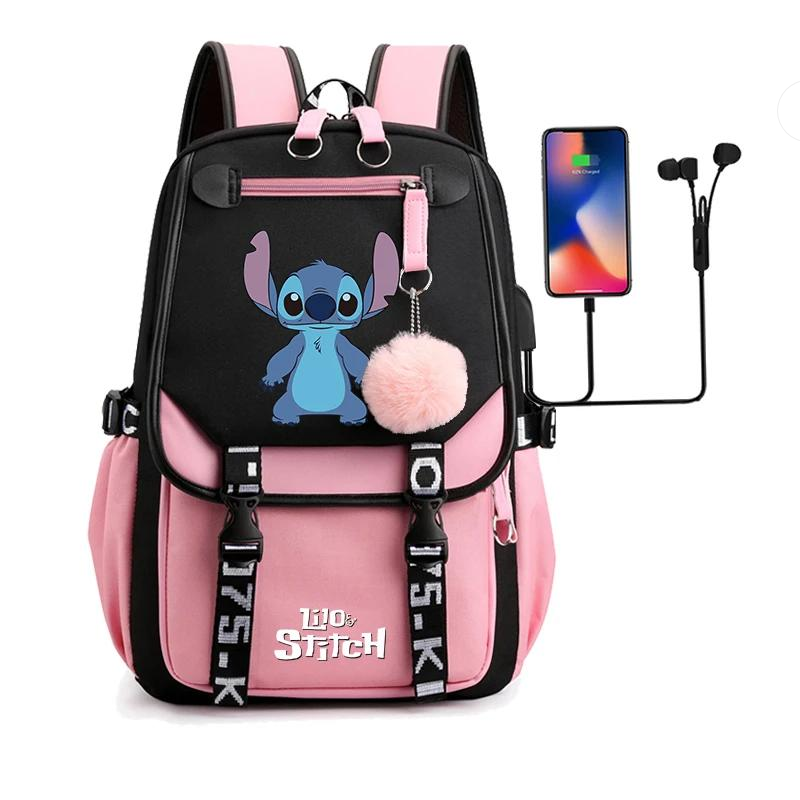 Lilo And Stitch Kawaii Backpack - KawaiiMerch.com