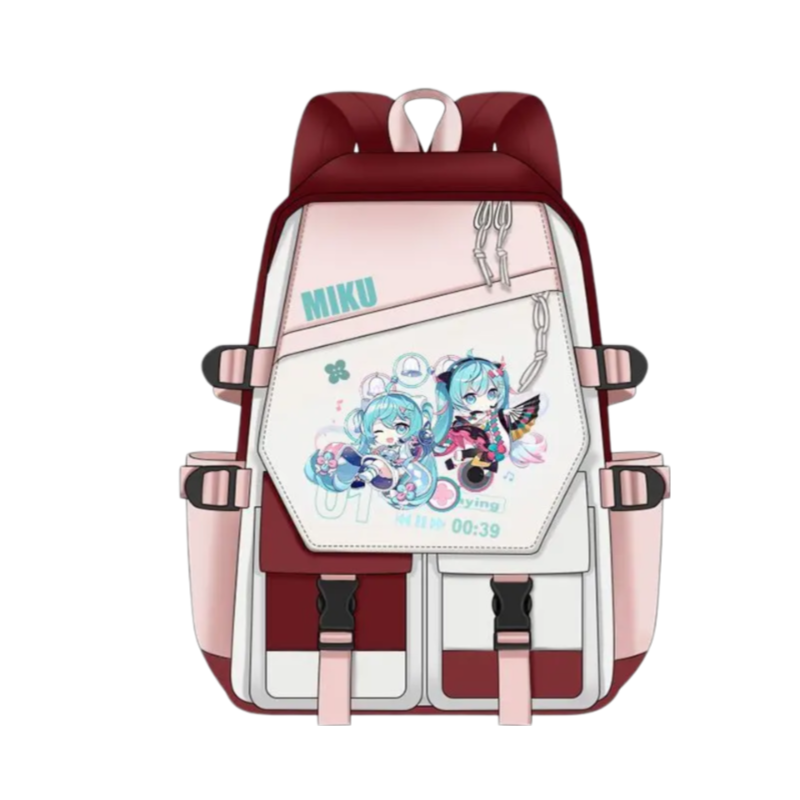 Kawaii Anime Hatsune Miku Waterproof School Backpack