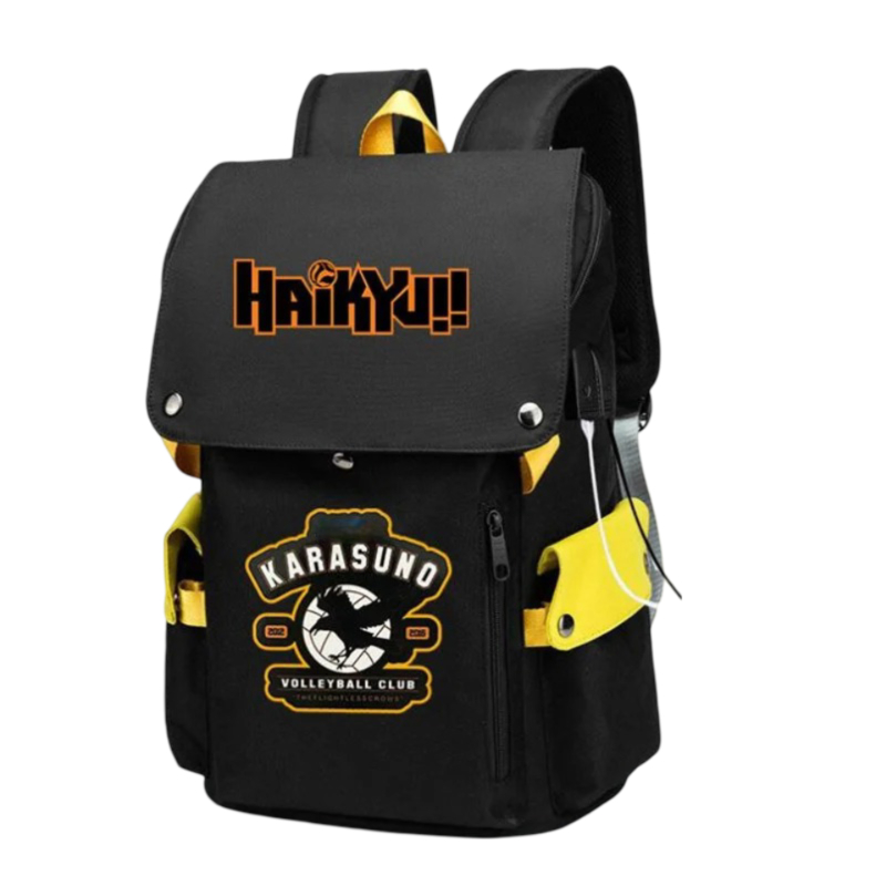 Kawaii Haikyu Karasuno Volleyball Club Teenager Backpack