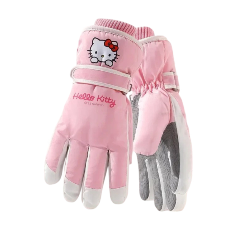 Kawaii Cartoon Hello Kitty Warm Gloves