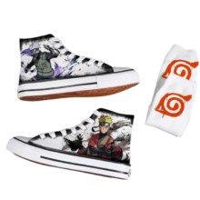 Kawaii Anime Naruto And Kakashi Shoes Kawaii Anime Naruto And Kakashi Shoes
