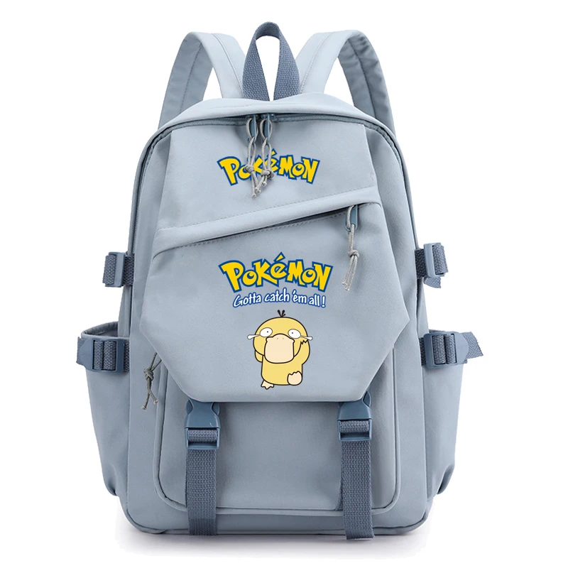 Kawaii Cartoon Pokémon Psyduck School Bag 