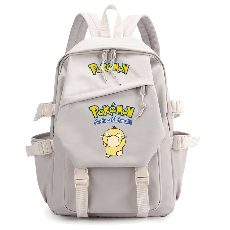 Kawaii Cartoon Pokémon Psyduck School Bag 