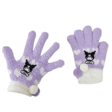Sanrio Kawaii Kuromi Plush Gloves Sanrio Kawaii Kuromi Plush Gloves
