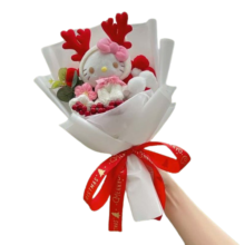 Kawaii Anime Hello Kitty Christmas Flower Bouquet Kawaii Anime Hello Kitty Christmas Flower Bouquet