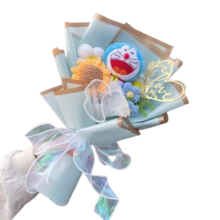 Kawaii Cartoon Doraemon Plush Toy Bouquet Kawaii Cartoon Doraemon Plush Toy Bouquet