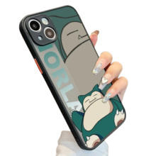 Kawaii Cartoon Pokemon Snorlax Skin Feel Scrub iPhone Case Kawaii Cartoon Pokemon Snorlax Skin Feel Scrub iPhone Case