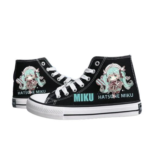 Kawaii Anime Hatsune Miku Canvas Shoes