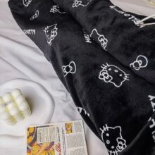 2023 Sanrio Hello Kitty Pajamas Halloween Flannel Fashion Trouserswomen Kawaii Woolen Anime Cartoon Casual Home Pants Autumn 2023 Sanrio Hello Kitty Pajamas Halloween Flannel Fashion Trouserswomen Kawaii Woolen Anime Cartoon Casual Home Pants Autumn