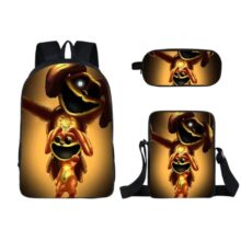 Kawaii Anime Smiling Critters DogDay 3 Pcs Set Backpack Kawaii Anime Smiling Critters DogDay 3 Pcs Set Backpack
