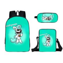 Kawaii Anime Smiling Critters CraftyCorn 3 Pcs Set Backpack Kawaii Anime Smiling Critters CraftyCorn 3 Pcs Set Backpack