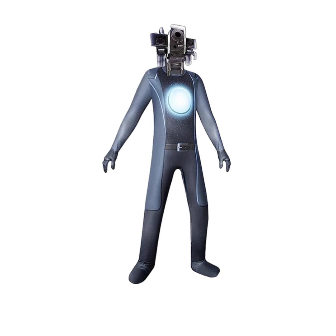 Skibidi Toilet Titan Cameraman Halloween Cosplay Costume